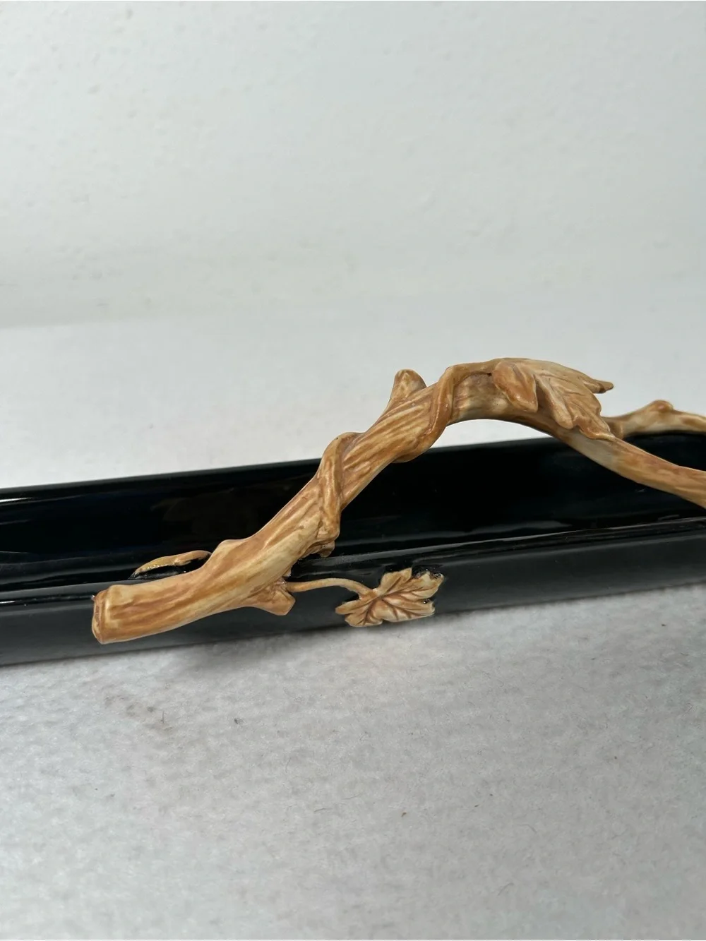Fitz & Floyd Classics Collection Olive Tray Trinket Dish Grape Vine Leaf Branch